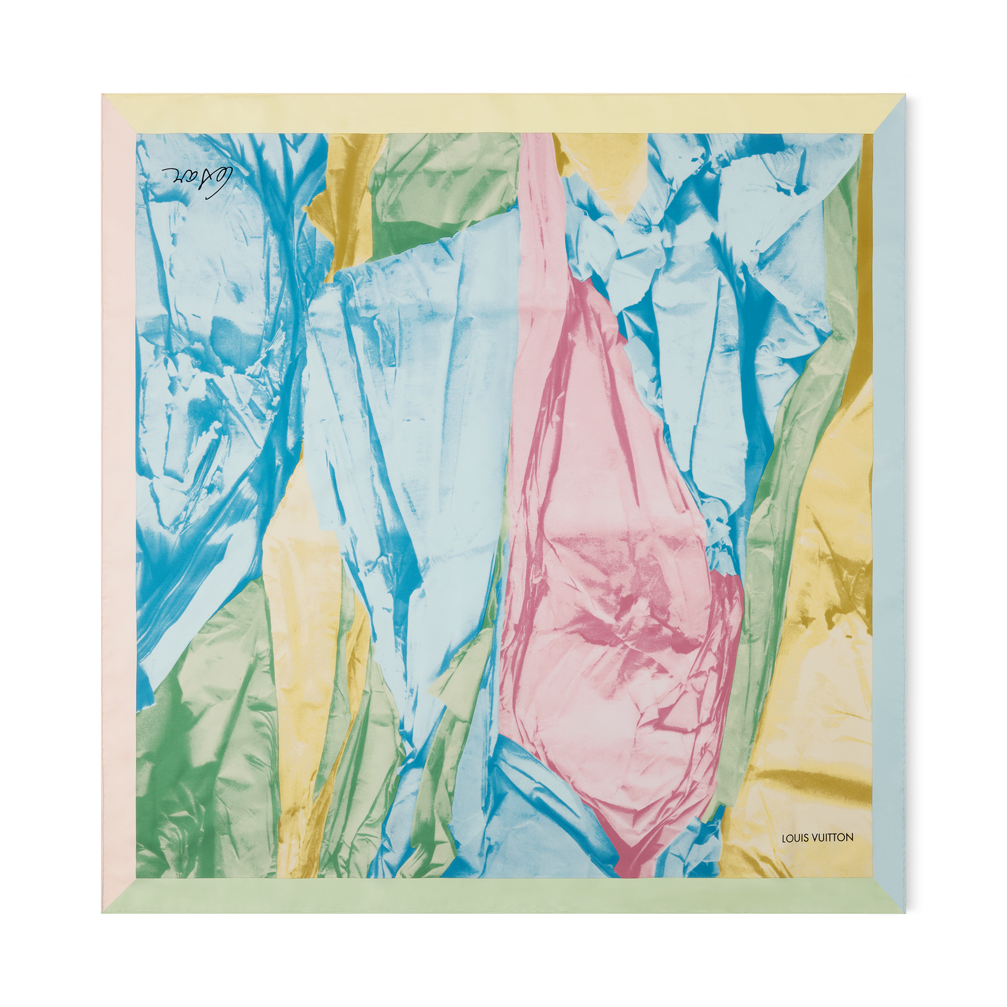 LOUIS VUITTON ルイ・ヴィトン マルチカラー スカーフ ルイ ヴィトン マルチカラースカーフ